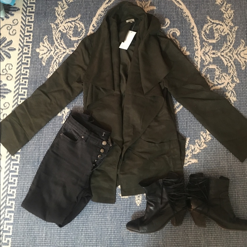 All Around Town Draped Jacket